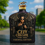 Limitovaná edice lahví whisky Ozzy Osbourne Embossed Glass - 5
