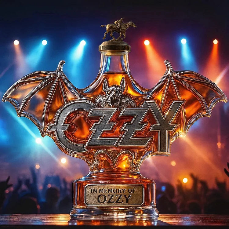 Láhev na whisky – Ozzy Osbourne památník