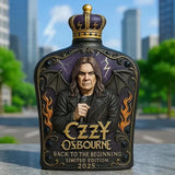 Limitovaná edice lahví whisky Ozzy Osbourne Embossed Glass - 5