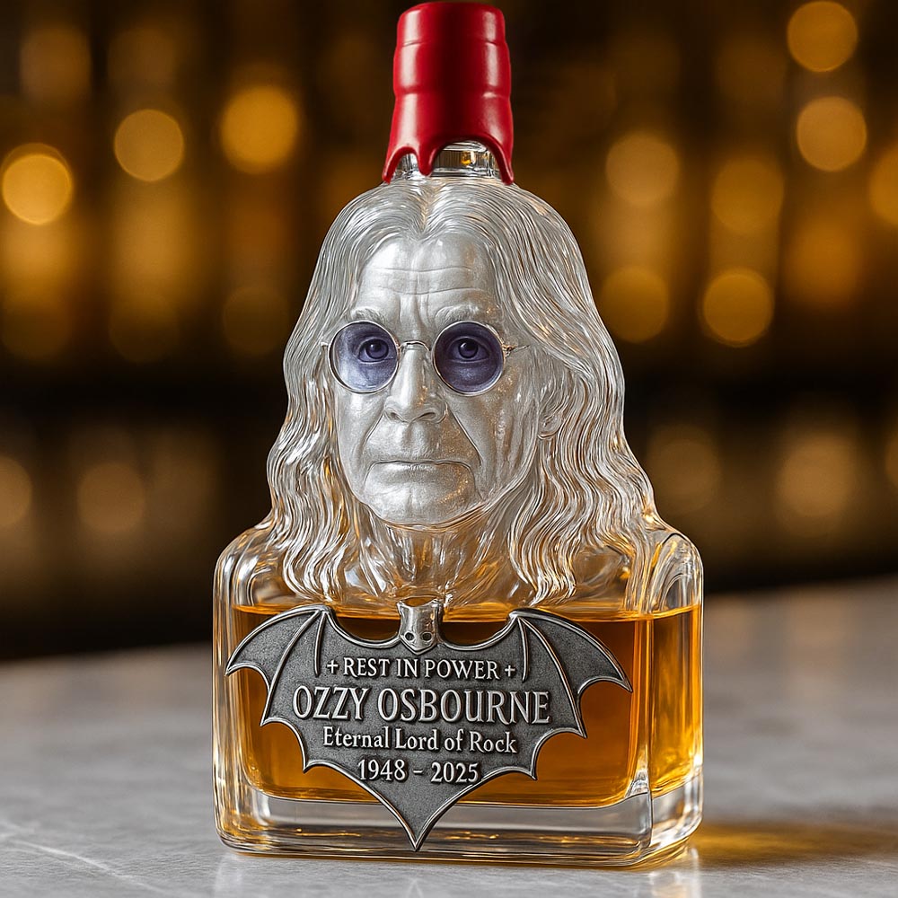 Láhev na whisky – Ozzy Osbourne sklo