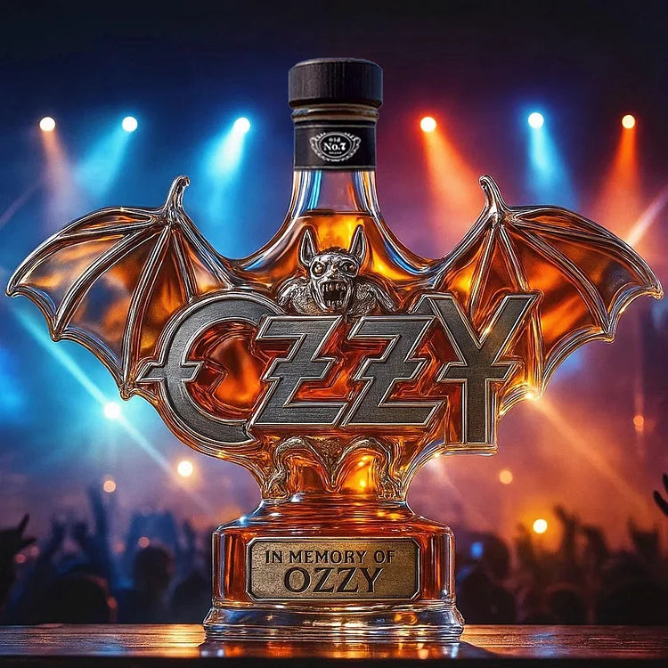 Na památku Ozzy Osbournea Whisky láhev