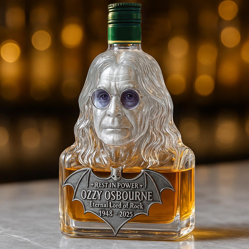 Láhev na whisky – Ozzy Osbourne sklo