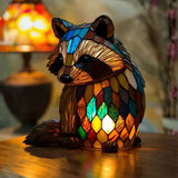 Mýval - Lampa ve vitrážích