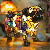 Mopslík - Lampa ve Vitráži