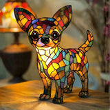 Čivava - Lampa ve vitrážích