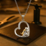 Marie Moda | Náhrdelník s objetím psa 